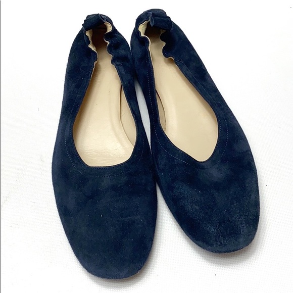 Everlane Shoes - Everlane Day flats in navy suede